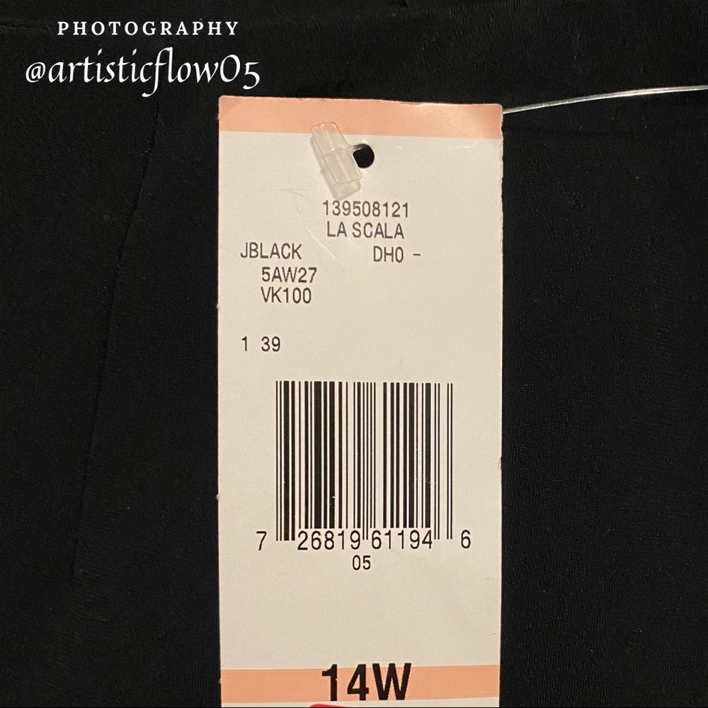 NEW! Jones New York Lined Long Black Skirt - Picture 5 of 5